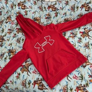Youth red size 6 Under Armor Sweatshirt